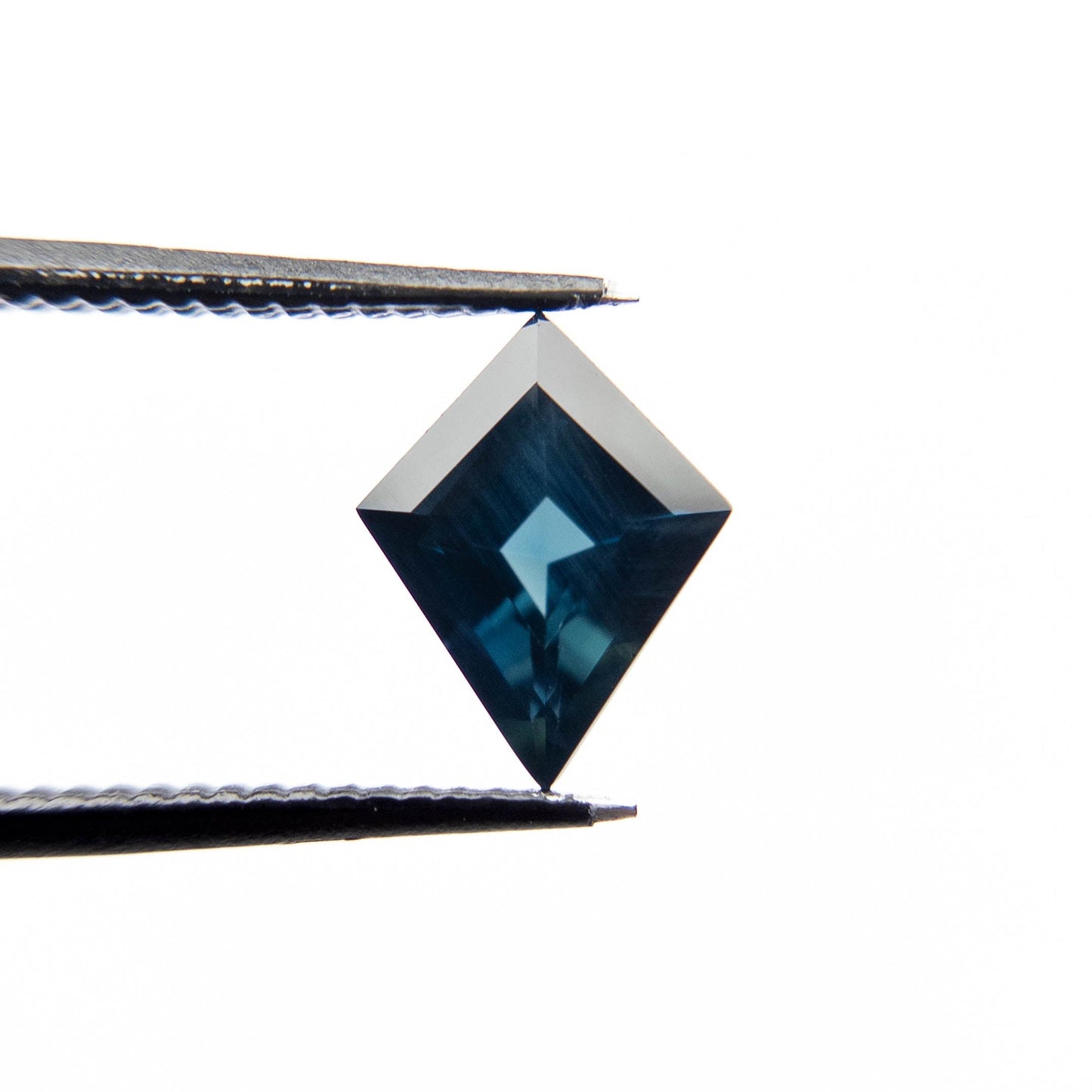 1.92 Carat Deep Blue Step Cut Kite Tanzanian Sapphire