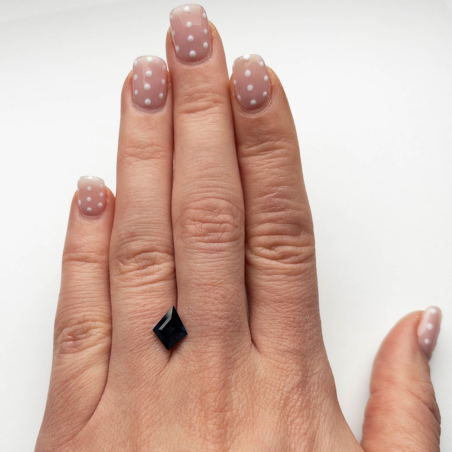 1.92 Carat Deep Blue Step Cut Kite Tanzanian Sapphire