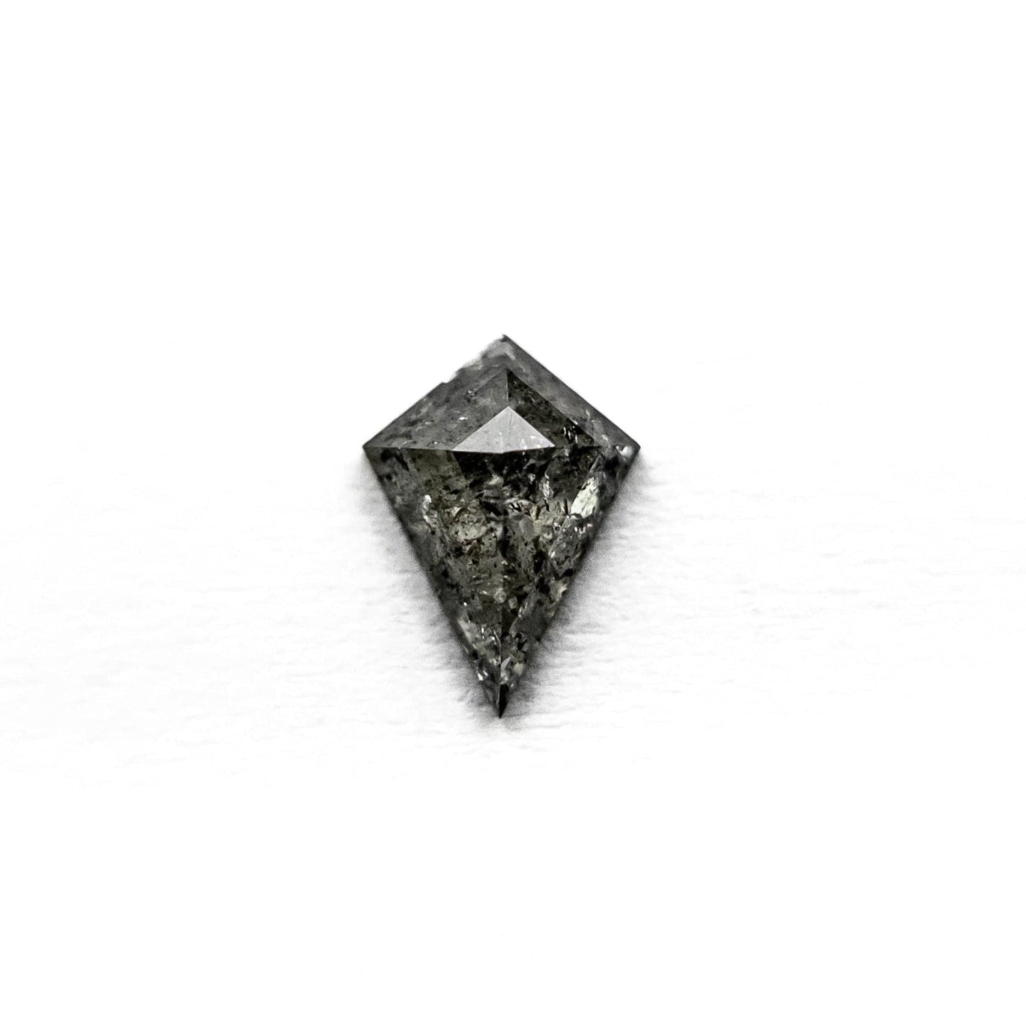.66 Carat Salt and Pepper Rose Cut Kite Diamond