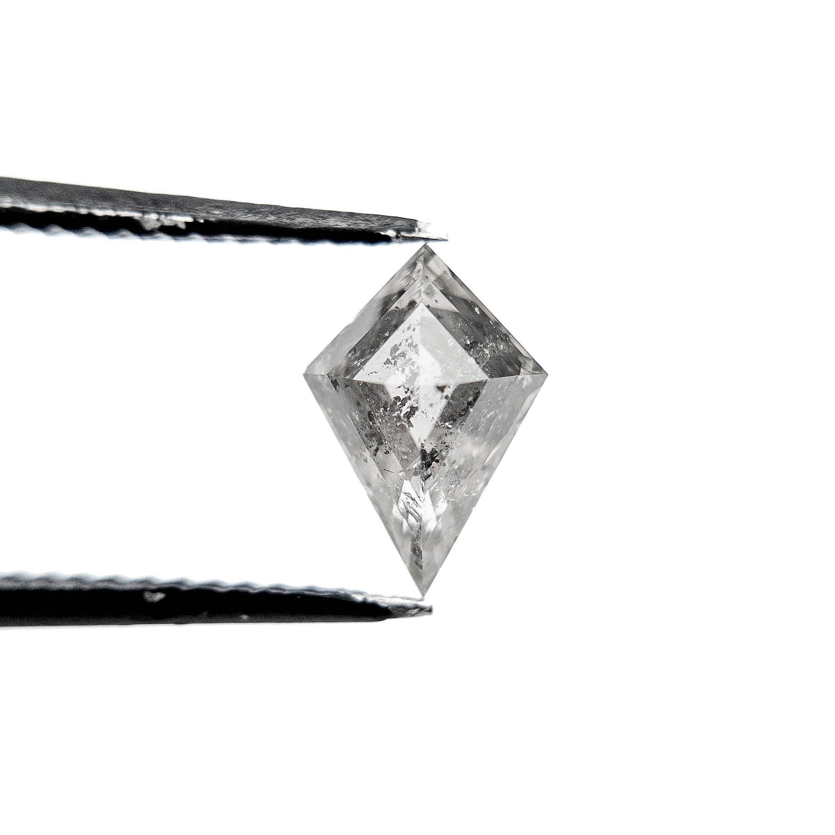 .94 CARAT CANADIAN SALT AND PEPPER DOUBLE CUT KITE DIAMOND