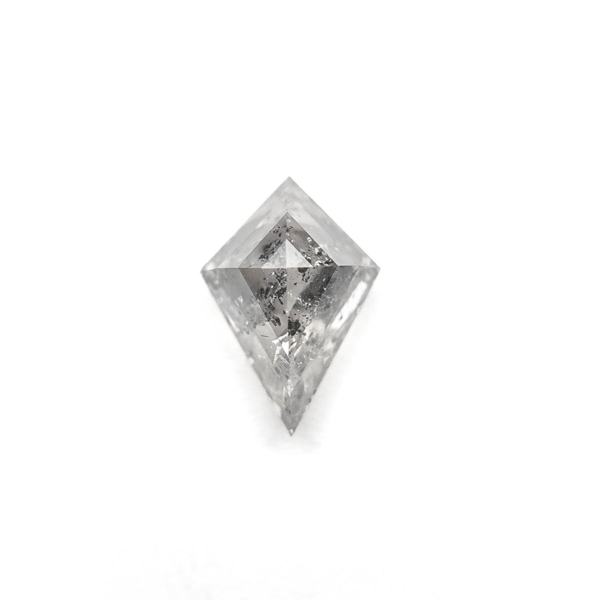 .94 CARAT CANADIAN SALT AND PEPPER DOUBLE CUT KITE DIAMOND