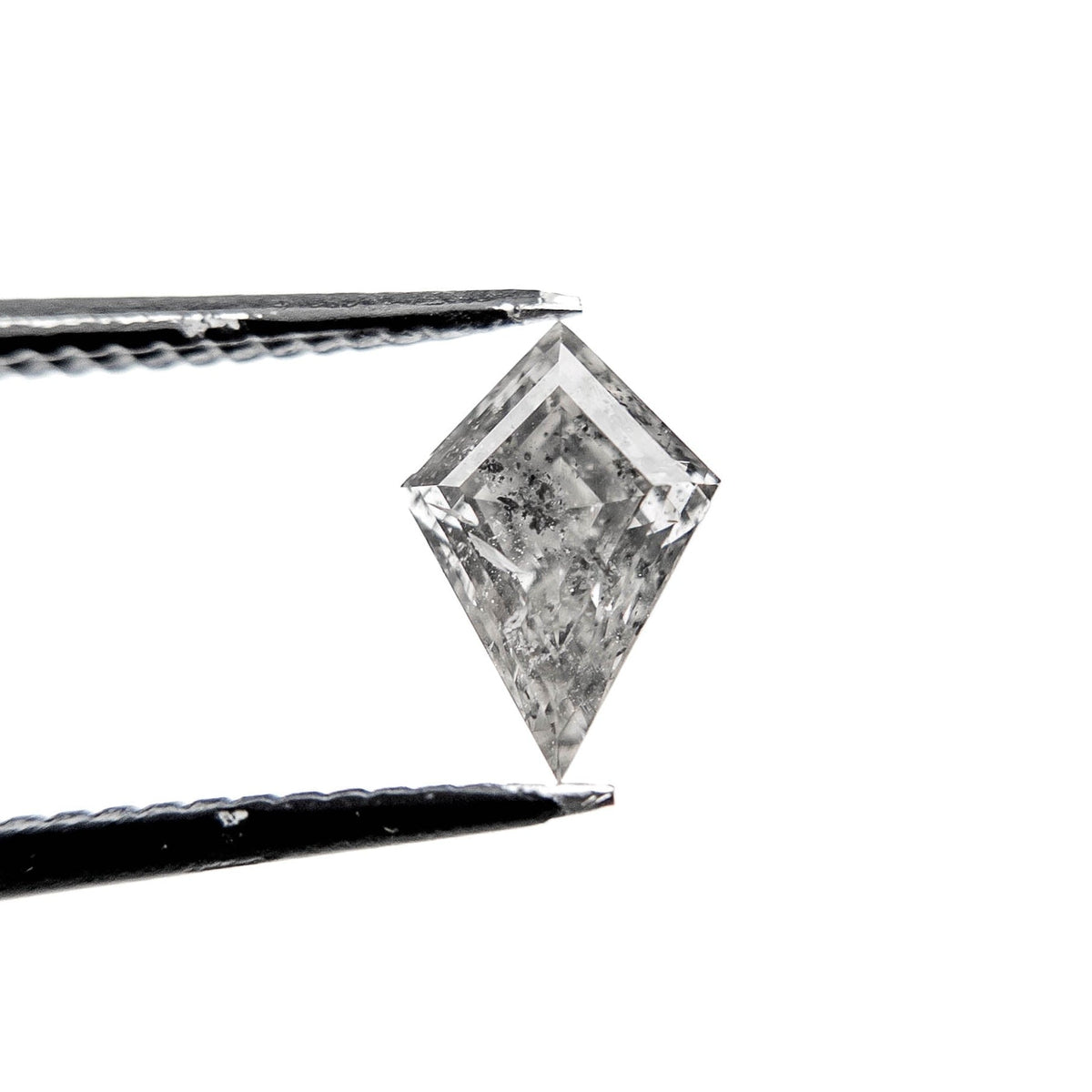 .94 CARAT CANADIAN SALT AND PEPPER DOUBLE CUT KITE DIAMOND