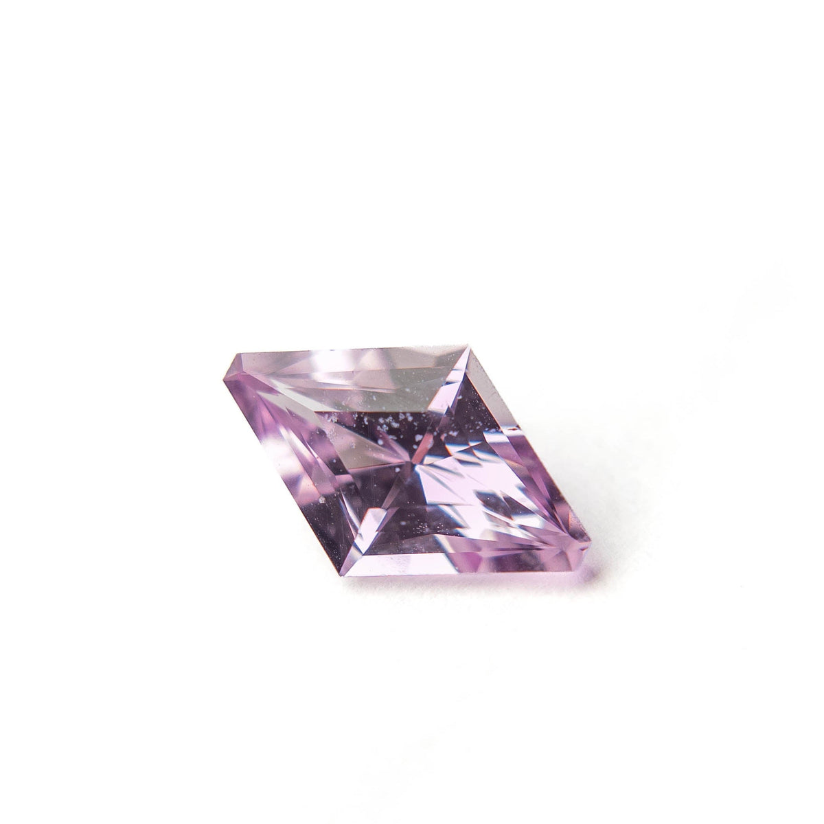 1.95 Carat Pink Brilliant Cut Lozenge Sapphire