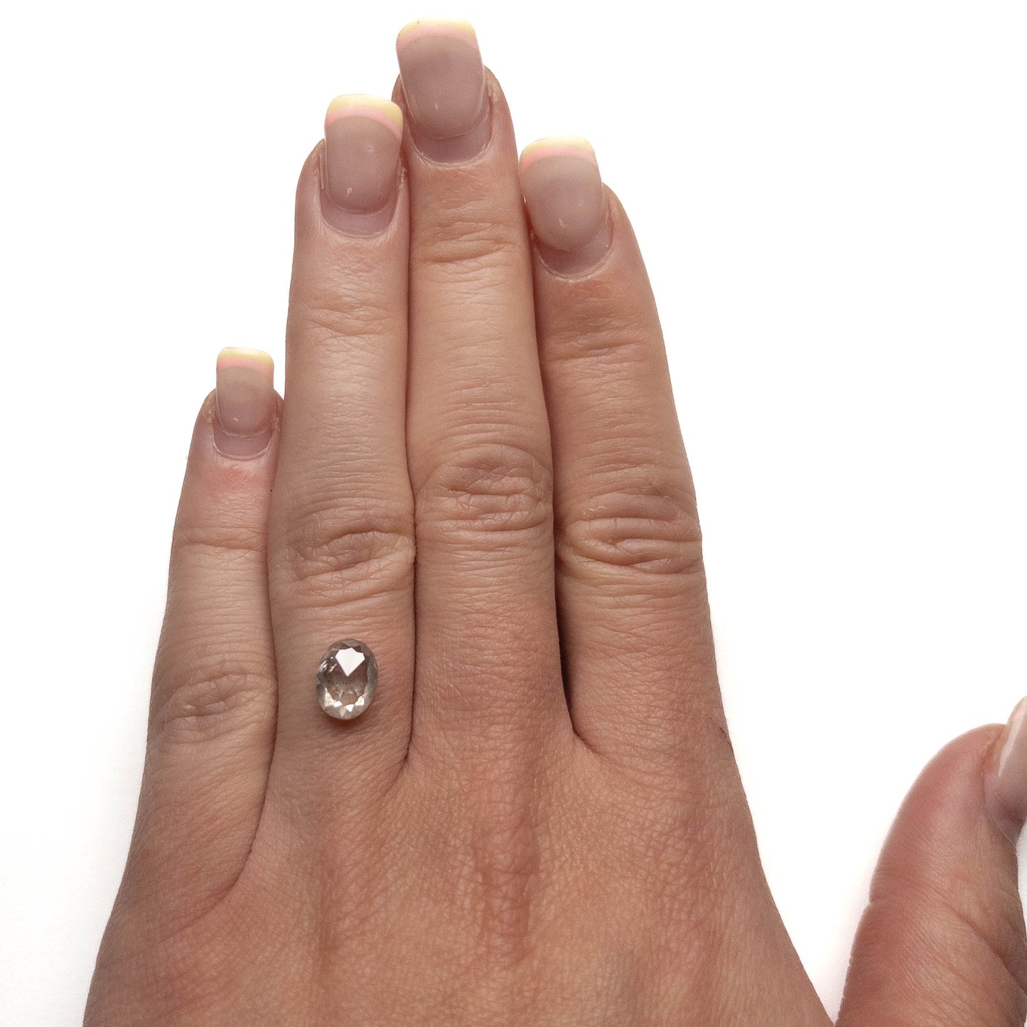2.37 Carat Icy White Double Cut Oval Diamond