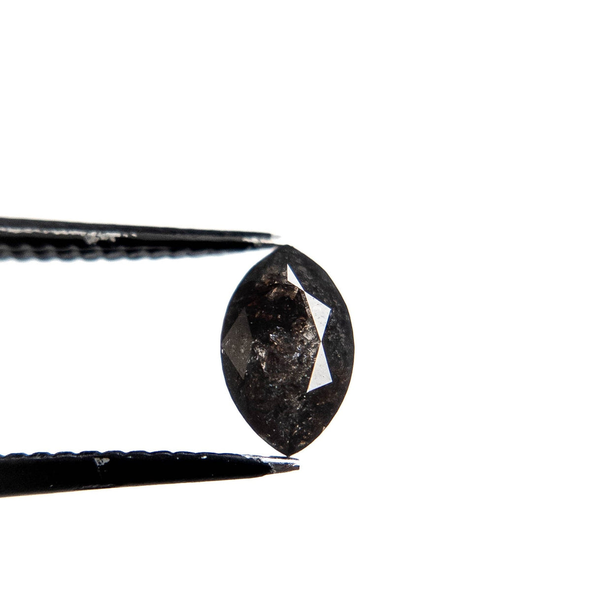 .89 Carat Black Double Cut Marquise Diamond