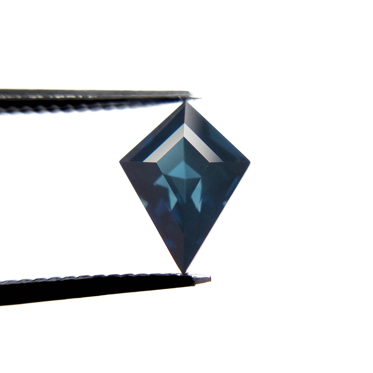 1.97 Carat Deep Blue Step Cut Kite Tanzanian Sapphire