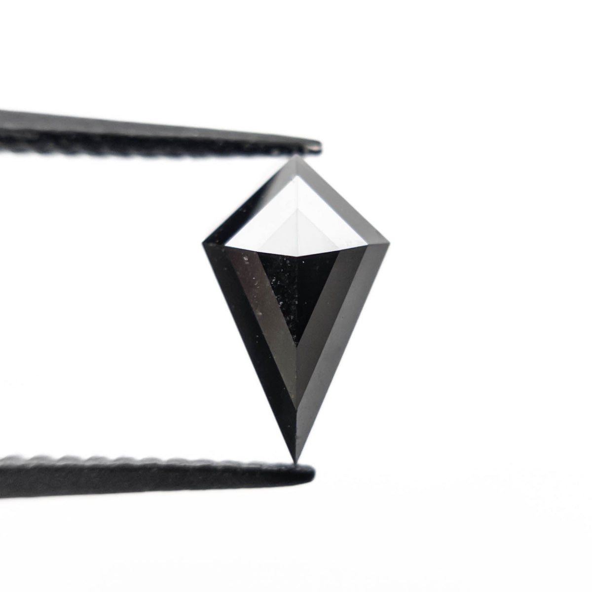 1 Carat Black Rose Cut Kite Diamond