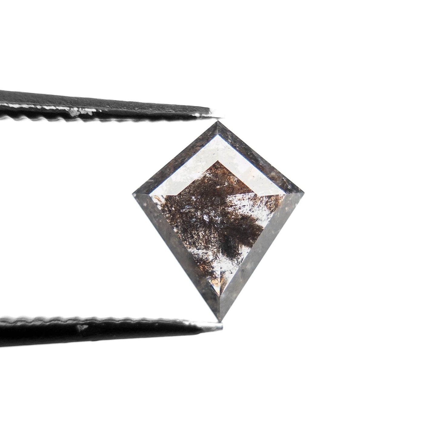 1.02 Carat Black Rose Cut Kite Diamond