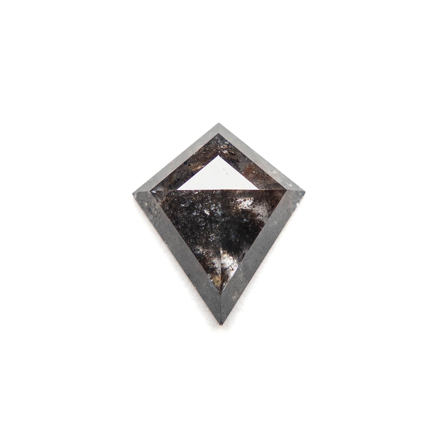 1.02 Carat Black Rose Cut Kite Diamond