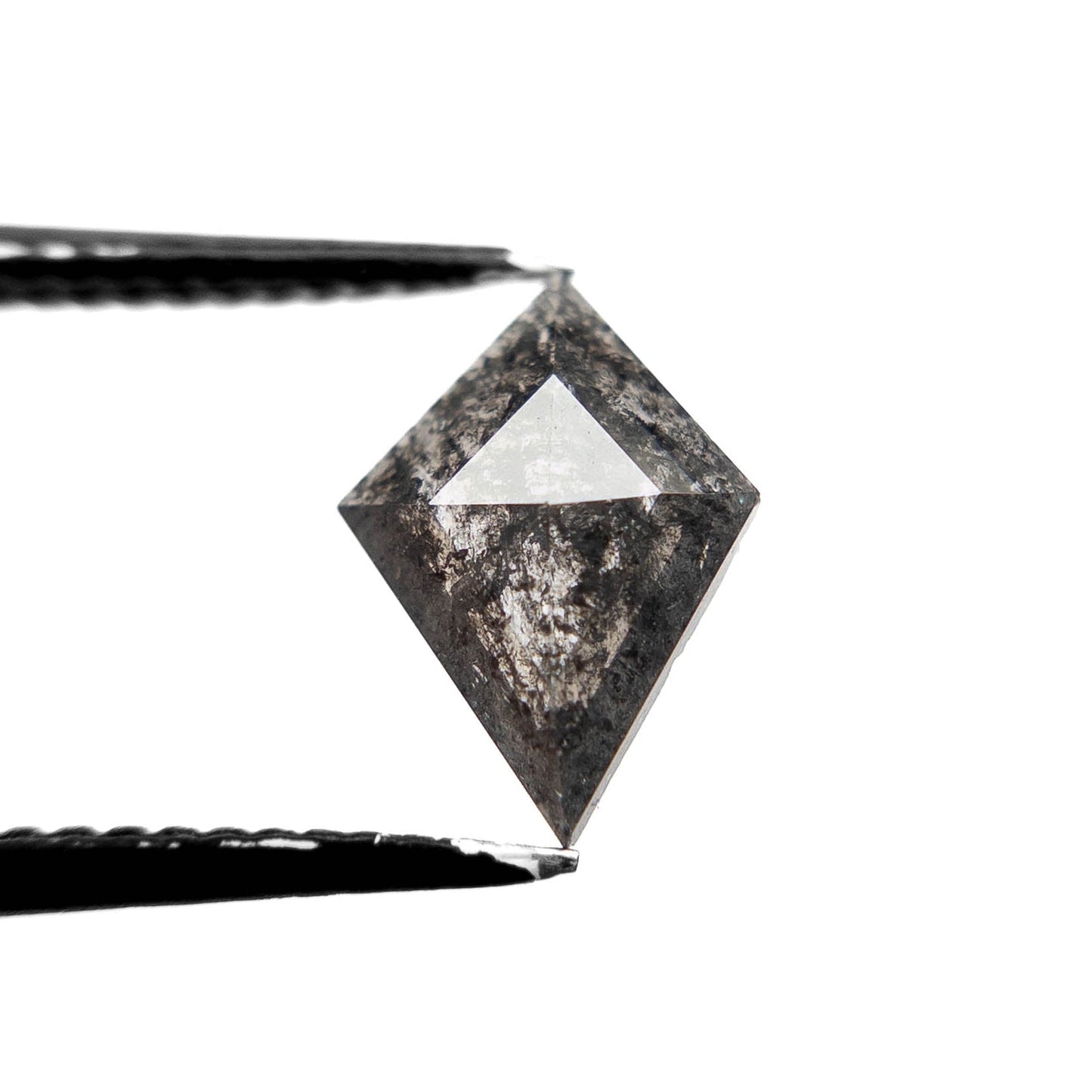 1.09 Carat Black Rose Cut Kite Diamond