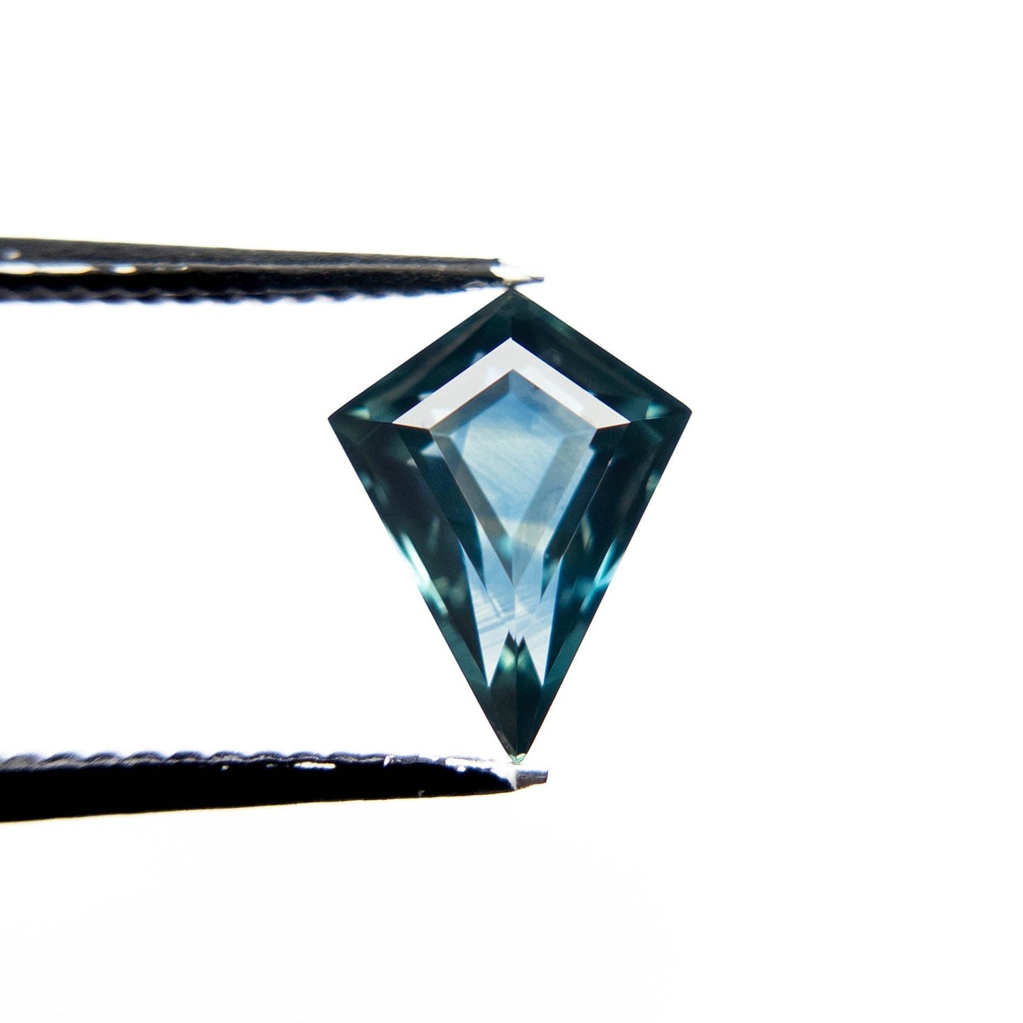 1.94 Carat Blue Step Cut Kite Montana Sapphire