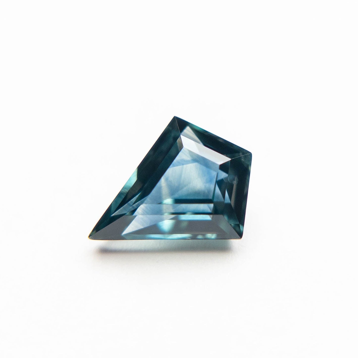 1.94 Carat Blue Step Cut Kite Montana Sapphire