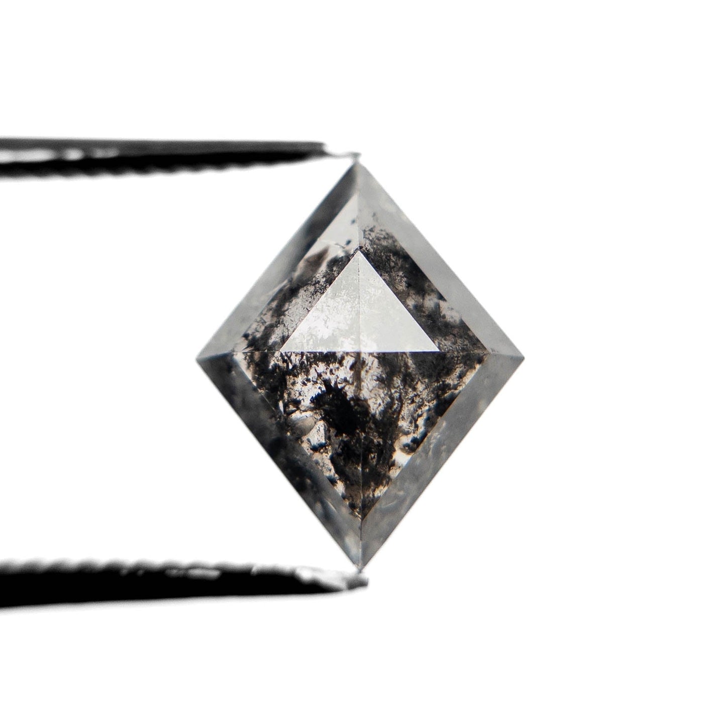 2.57 Carat Black Rose Cut Lozenge Diamond