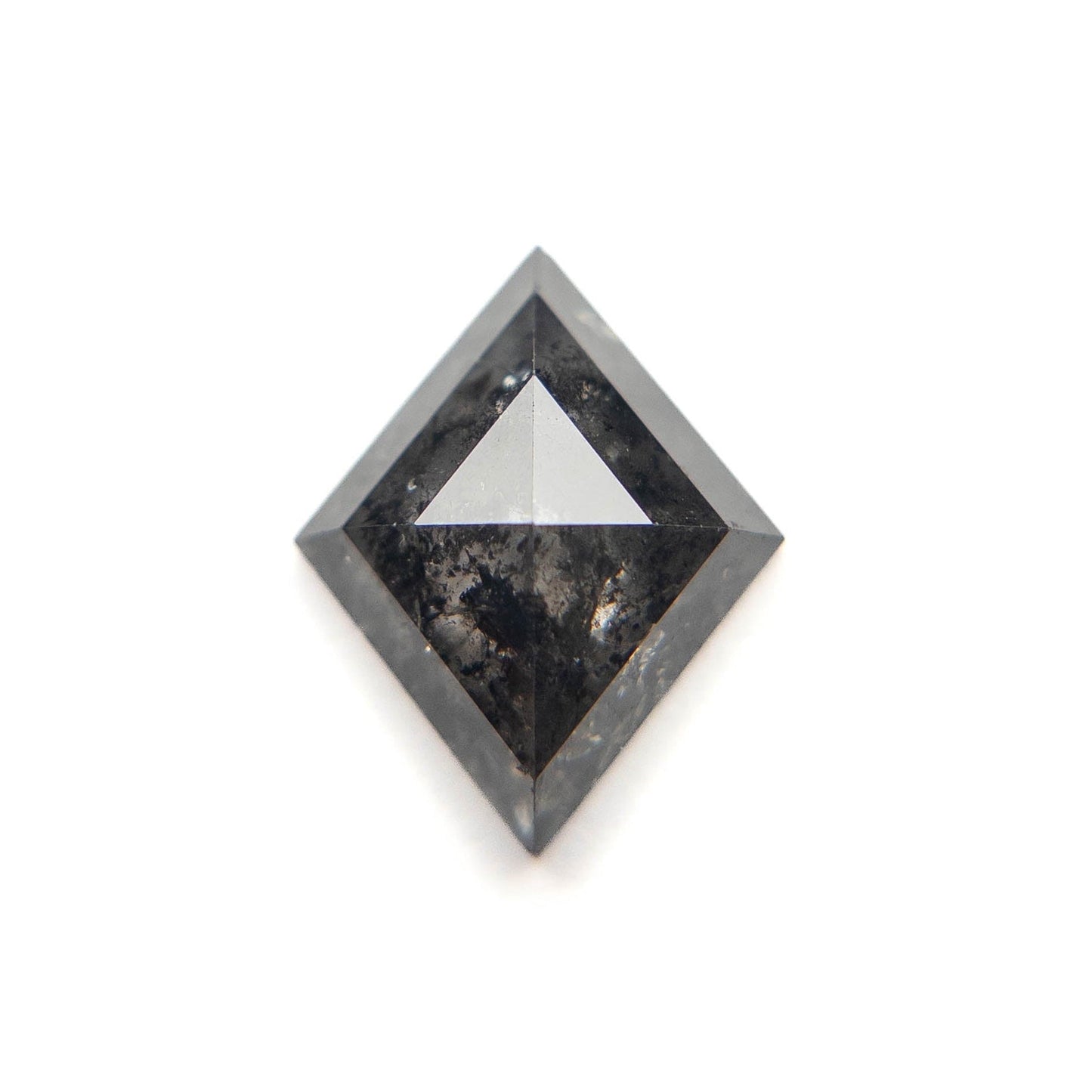 2.57 Carat Black Rose Cut Lozenge Diamond