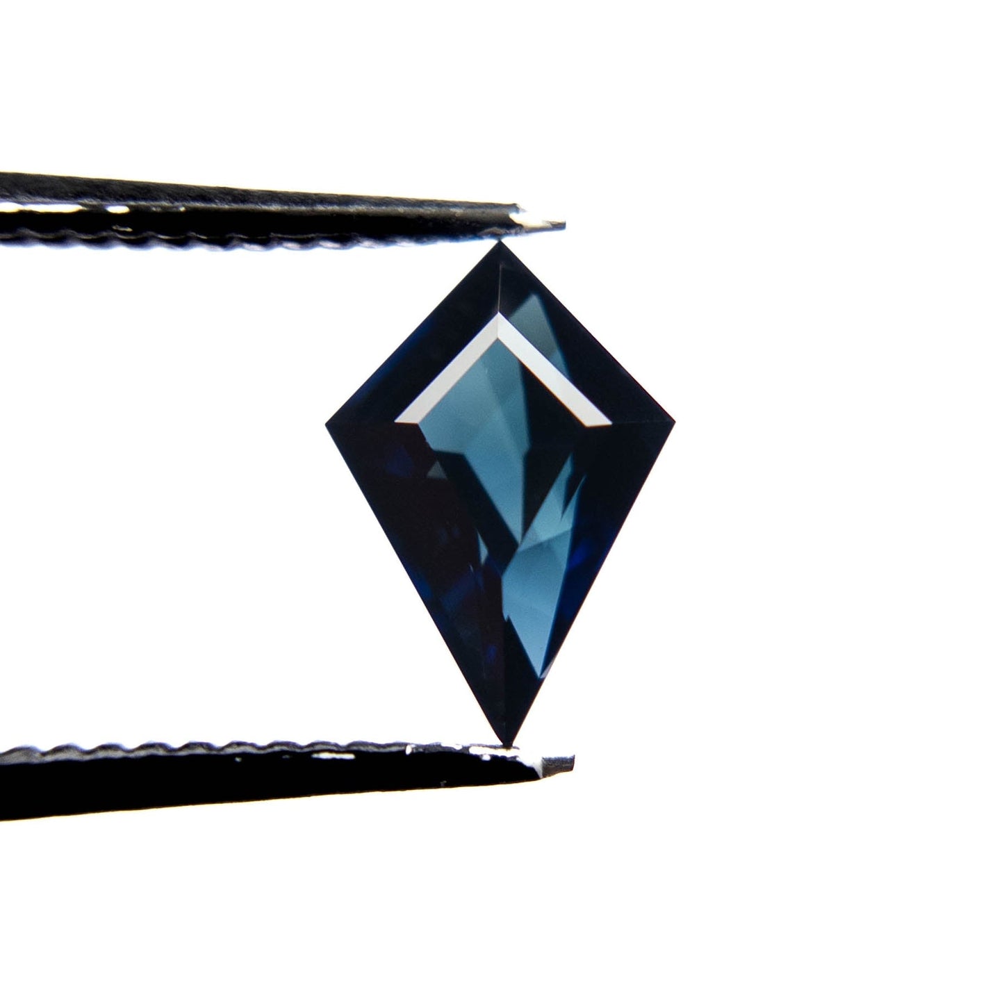 1.81 Carat Deep Blue Double Cut Kite Tanzanian Sapphire