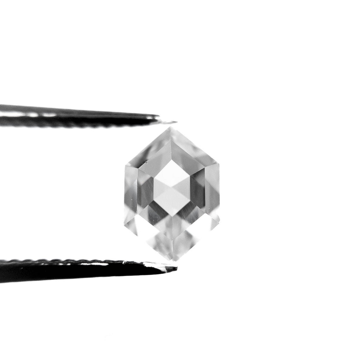 Double Cut Elongated Hexagon Moissanite