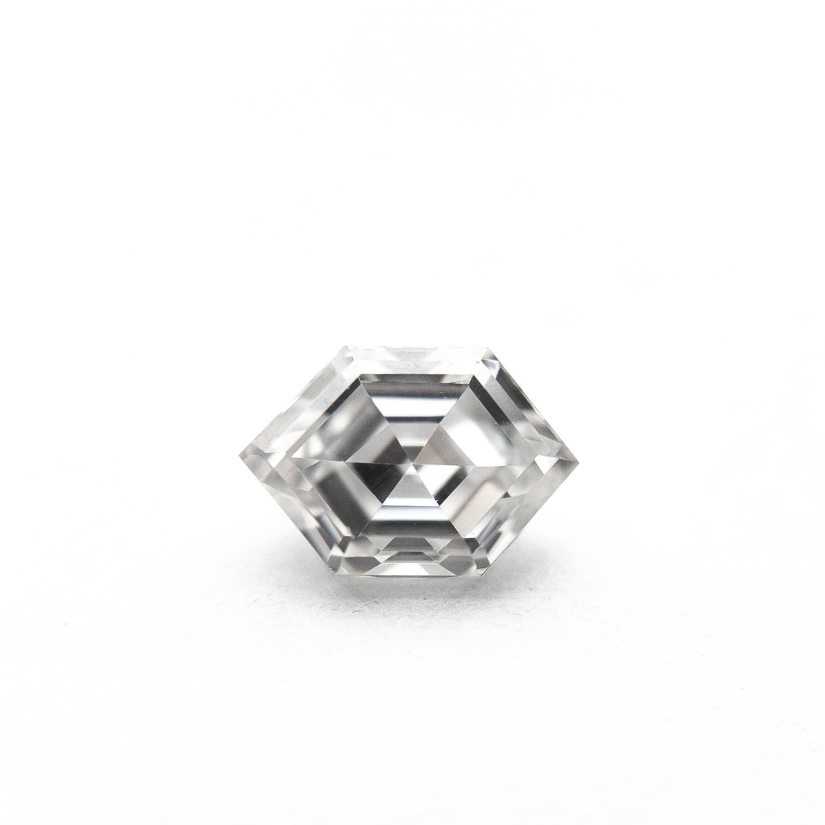 Double Cut Elongated Hexagon Moissanite