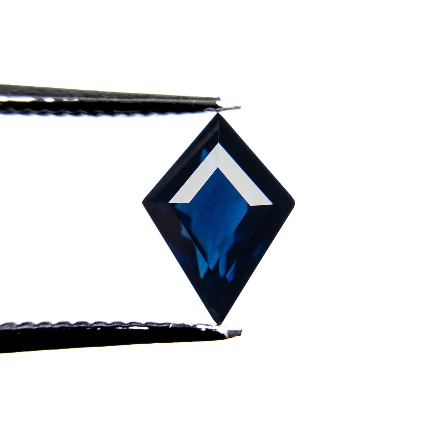 1.80 Carat Deep Blue Double Cut Kite Tanzanian Sapphire