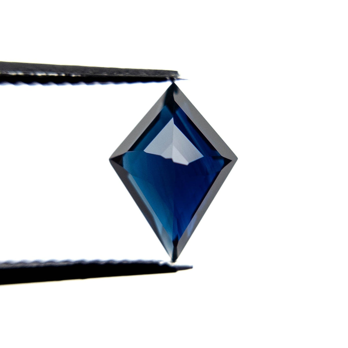 1.80 Carat Deep Blue Double Cut Kite Tanzanian Sapphire