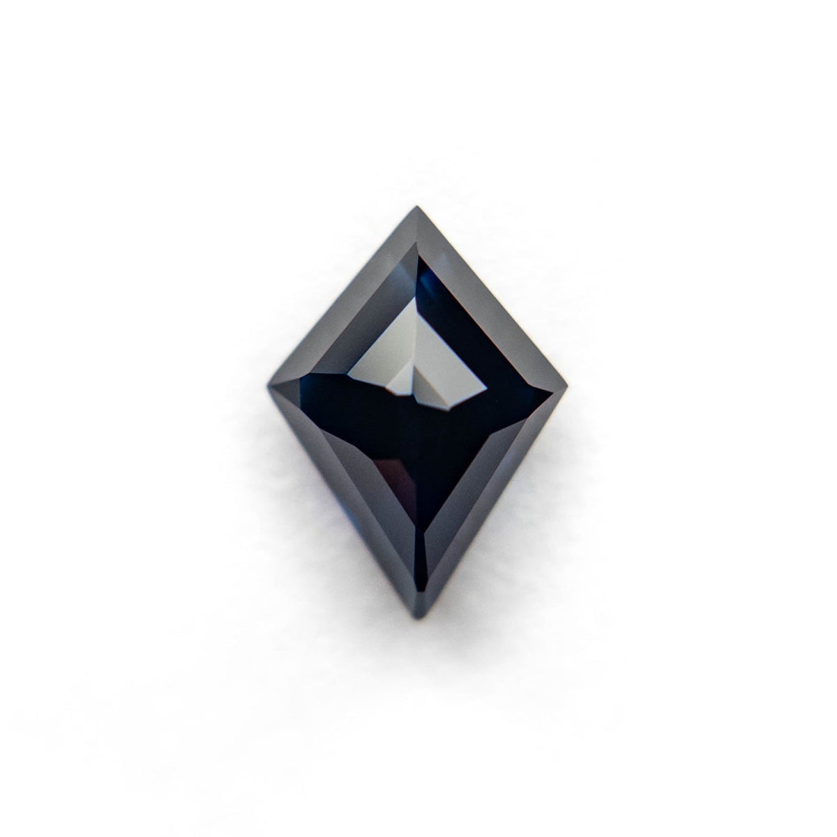 1.80 Carat Deep Blue Double Cut Kite Tanzanian Sapphire