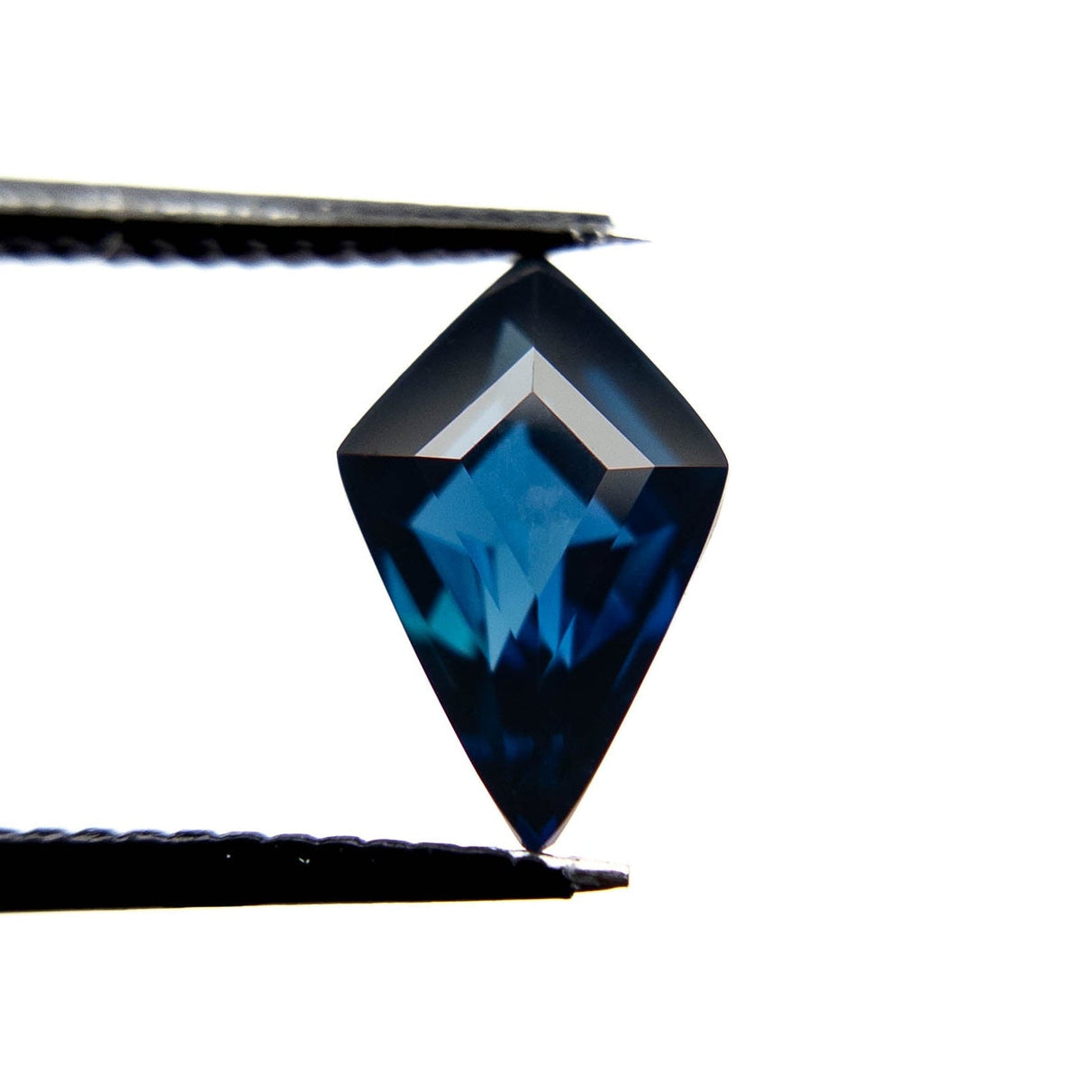 1.90 Carat Deep Blue Double Cut Kite Tanzanian Sapphire