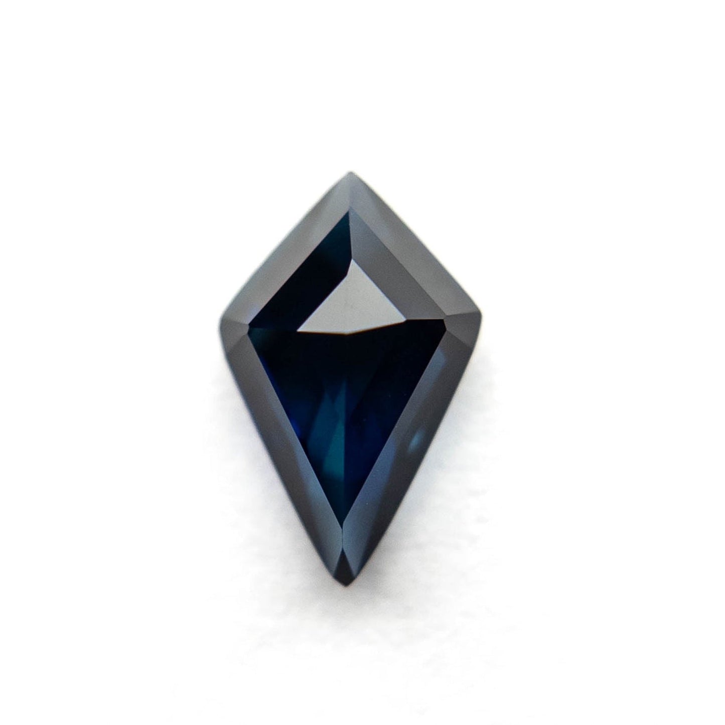 1.90 Carat Deep Blue Double Cut Kite Tanzanian Sapphire