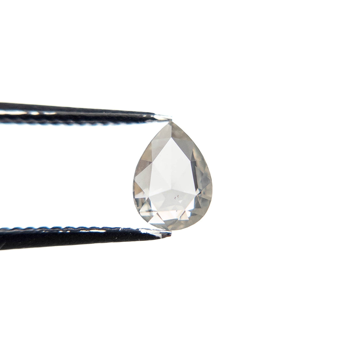 .70 Carat Icy White Rose Cut Pear Diamond