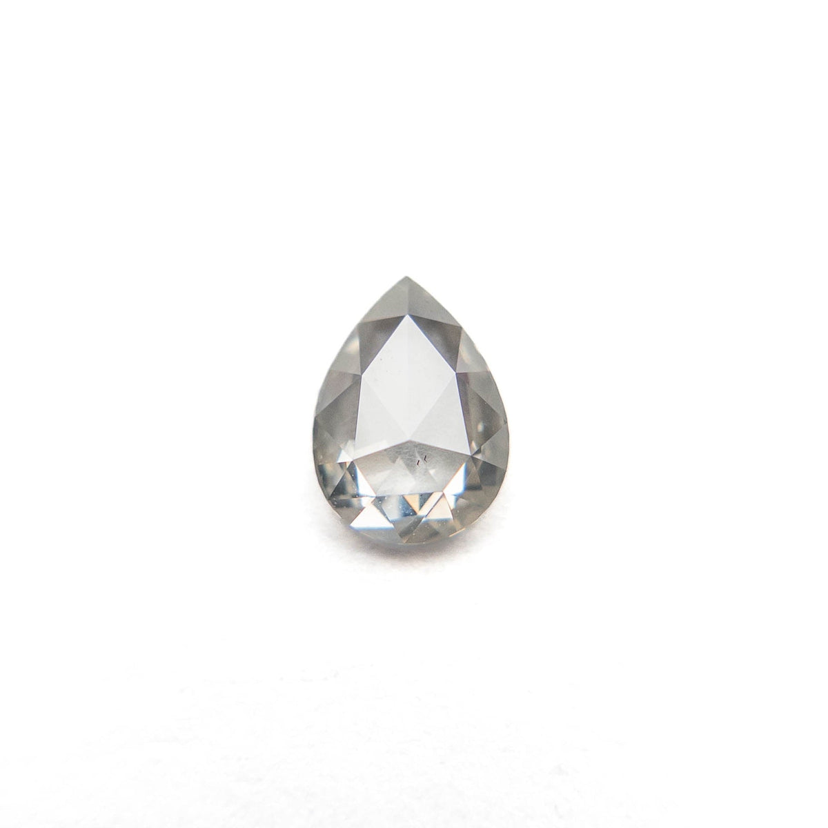 .70 Carat Icy White Rose Cut Pear Diamond