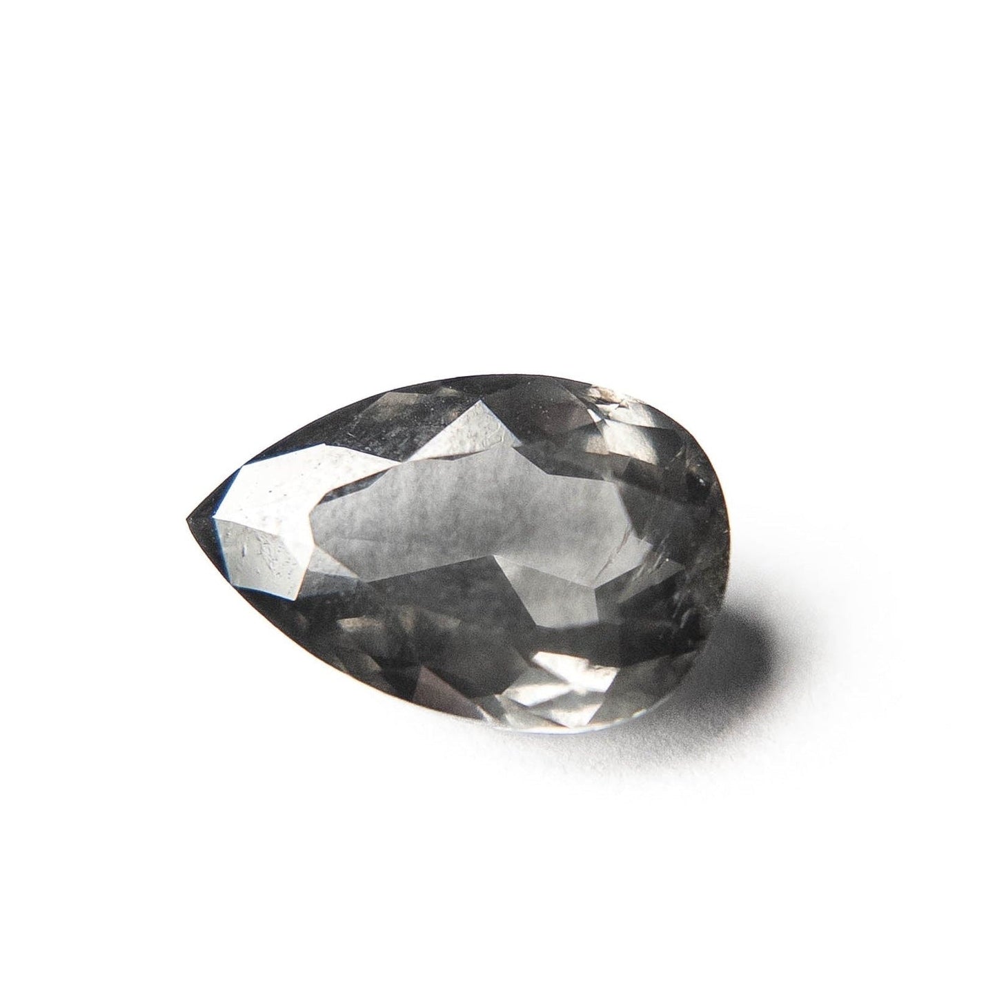 2 Carat Salt and Pepper Double Cut Pear Diamond