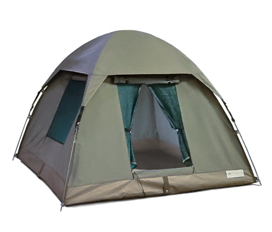 FALKSON Adventurer 3 | 2 person tent | 2.1x2.1m Bow tent | All weather canvas camping tent