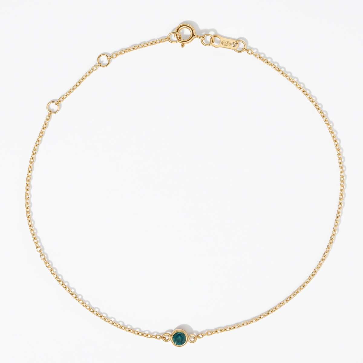 The Sol Bracelet | Lab-Grown Alexandrite | Cable Chain