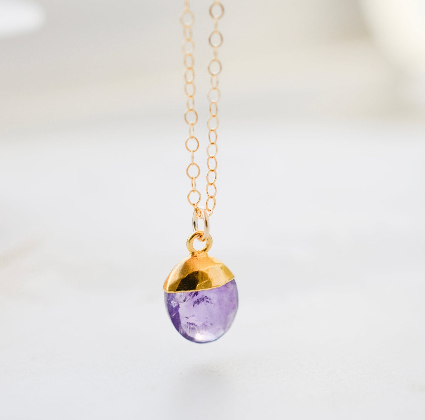 Violetta Necklace: Amethyst