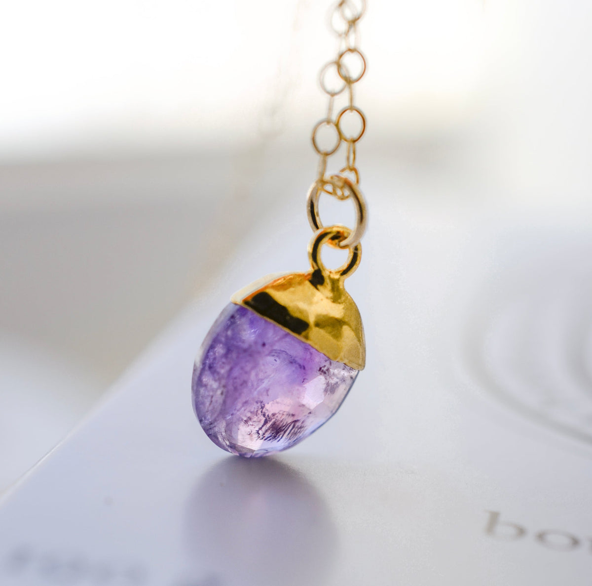 Violetta Necklace: Amethyst