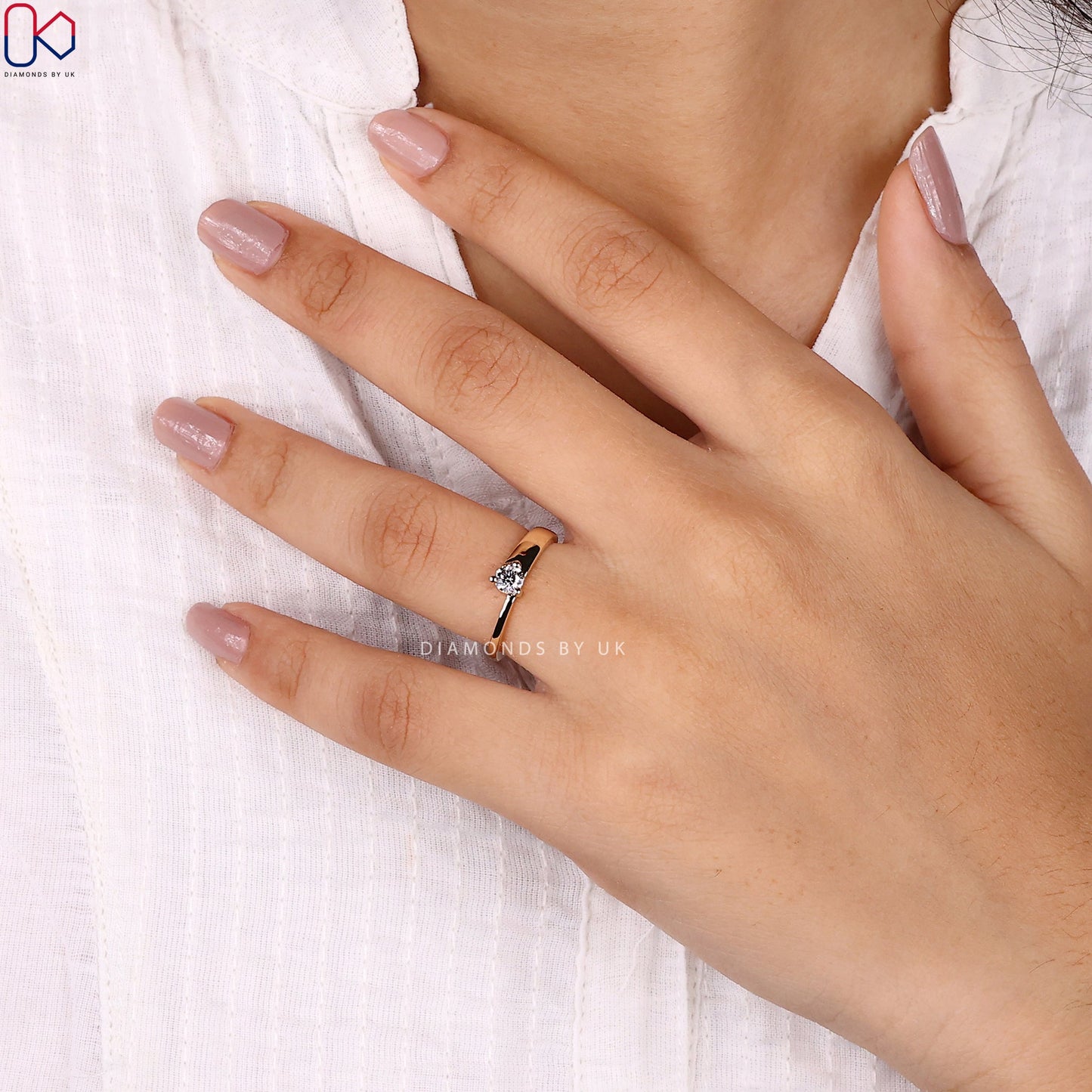 Round Cut Solitaire Engagement Ring