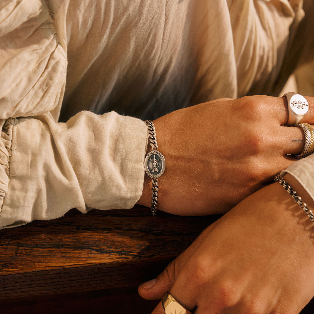 Silver Archangel Bracelet