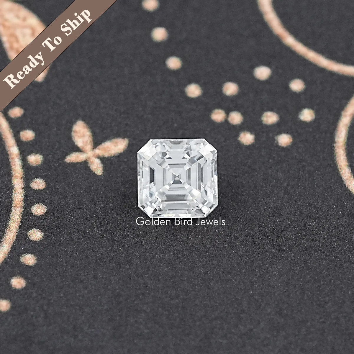 Asscher Cut Moissanite Loose Stone