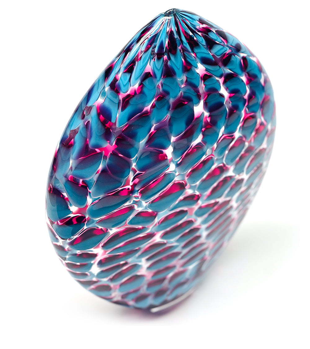 Glass "Azure Parrot" by Jonathan Swan