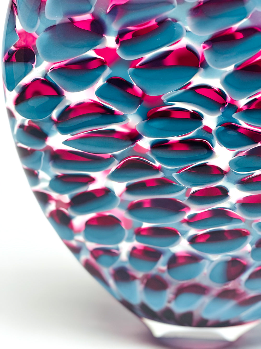 Glass "Azure Parrot" by Jonathan Swan