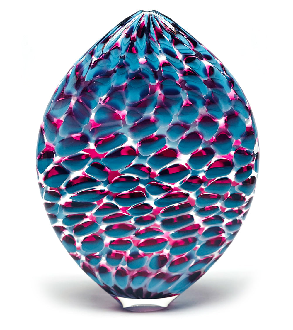 Glass "Azure Parrot" by Jonathan Swan