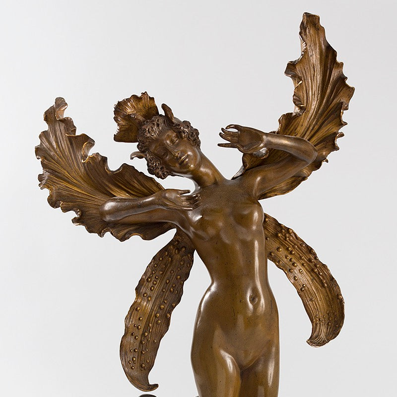 Louis Chalon "La Fée" Bronze Sculpture