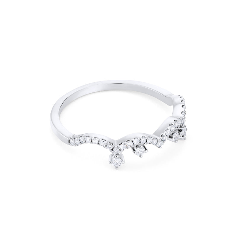 [Lacey] Chandelier Crown Diamond Band