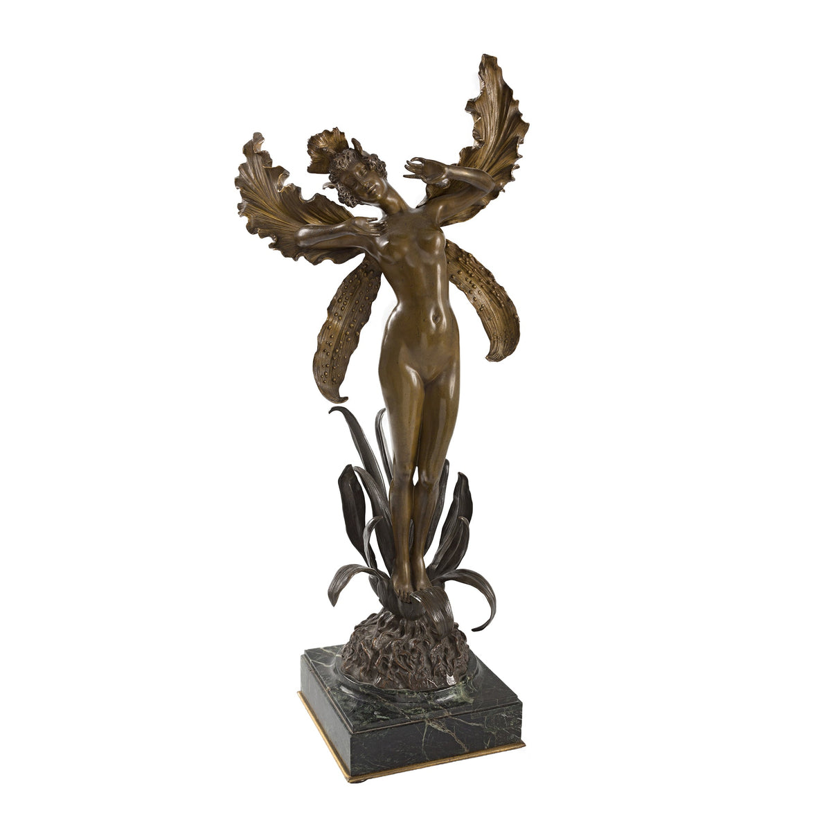 Louis Chalon "La Fée" Bronze Sculpture