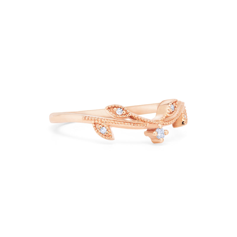 [Hazel] Climbing Vine Leaf Wedding Band