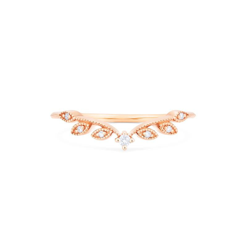 [Kerensa] Classic Floral Engagement Ring in Moonstone