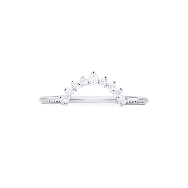 [Lunette] 9-Diamond Classic Wide Crown Band