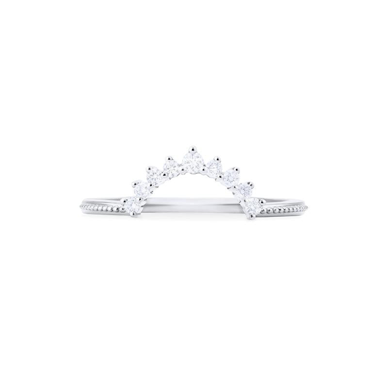 [Luna] Crescent Moon Ring in Akoya Pearl