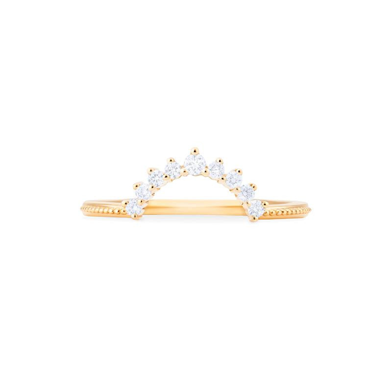 [Luna] Crescent Moon Ring in Akoya Pearl