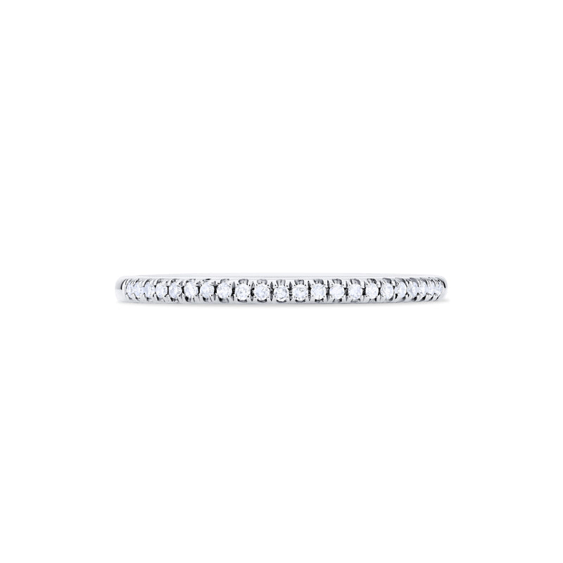 [Celia] Modern Classic Hidden Halo Solitaire Engagement Ring in Diamond / Moissanite