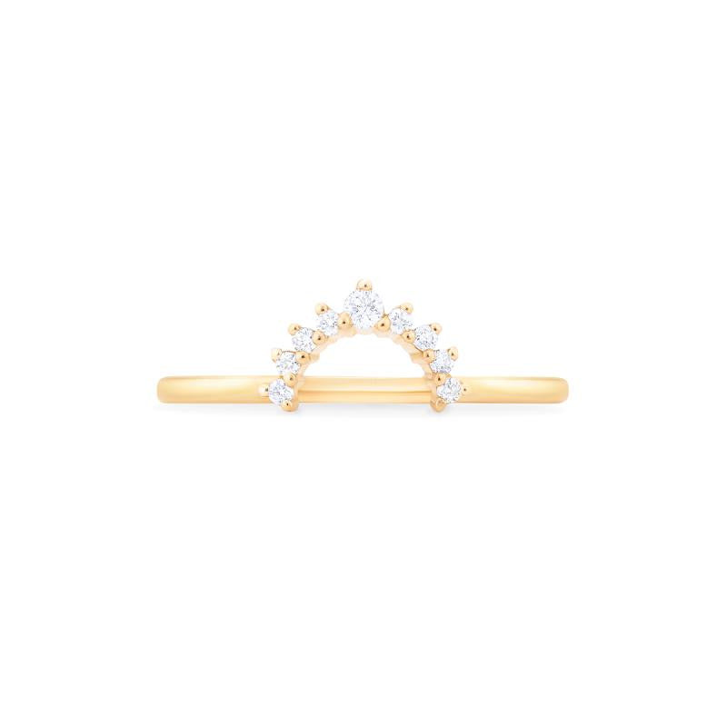 [Lia] 9-Diamond Classic Oval Crown Band