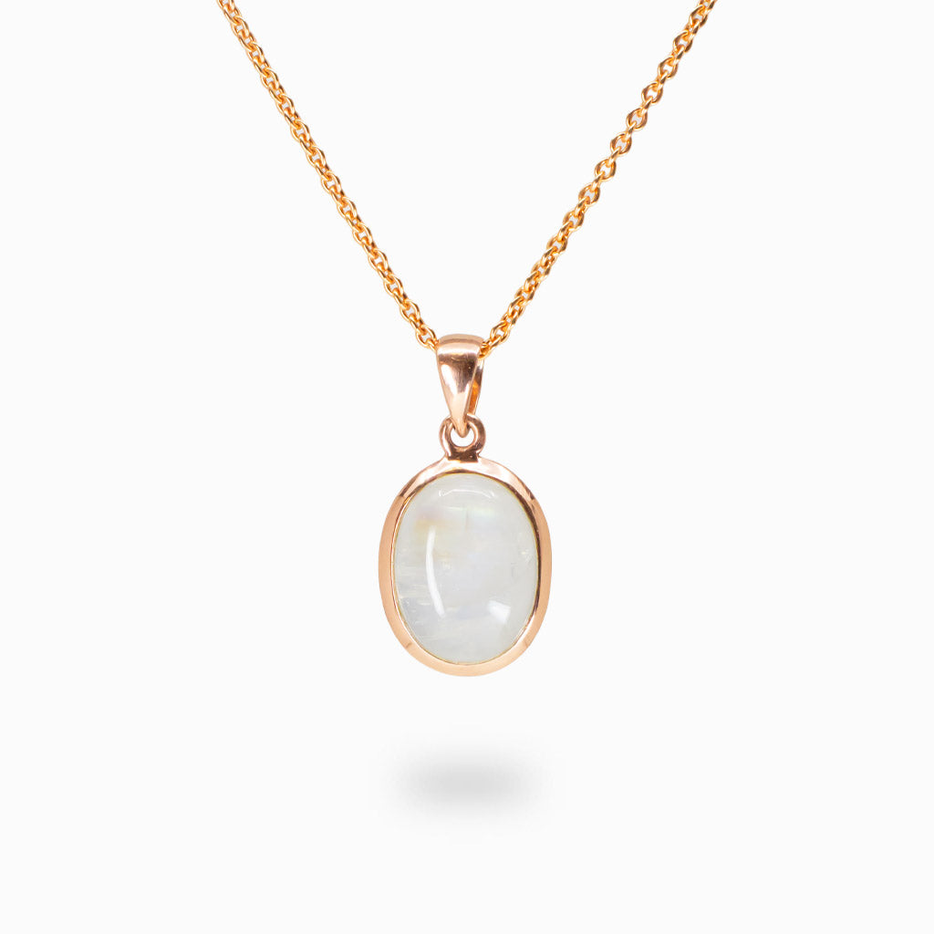 Rainbow Moonstone Necklace